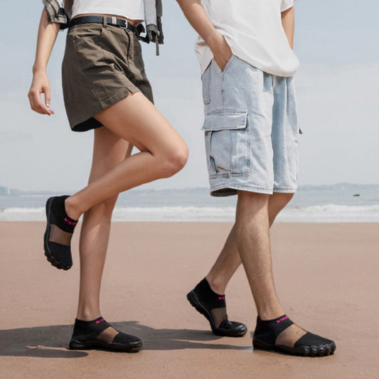 👟 50% RABATT! 🏖️ Atmungsaktive Anti-Rutsch Strandschuhe – Slip-On, Gummisohle & Ideal Für Wasser, Strand & Spaziergänge Im Sand 💦