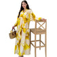 👗 50% RABATT! 🌸 Maxi-Blumenkleid für Damen mit V-Ausschnitt – Fließender Stoff, romantisches Design & perfekt für den Sommer ☀️