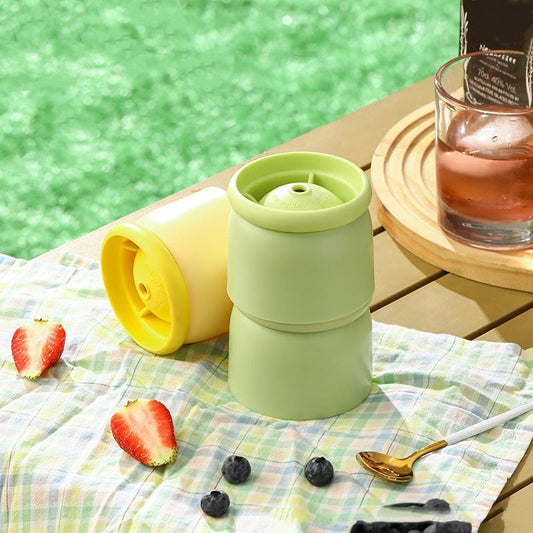 🍹 KAUFE 1, ERHALTE 1 GRATIS! ❄️ 6cm Silikon-Eiskugelform – Lebensmittelecht, Langsames Schmelzen & Ideal Für Whiskey, Cocktails & Edle Getränke 🥃