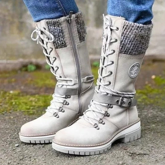 👢 60% RABATT! ❄️ Wasserdichte Knie-Schneestiefel – Warm, Rutschfest & Langlebig – Perfekt für Winter & Outdoor 🧤