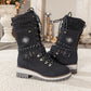 👢 60% RABATT! ❄️ Wasserdichte Knie-Schneestiefel – Warm, Rutschfest & Langlebig – Perfekt für Winter & Outdoor 🧤