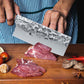 🔪 50% RABATT! 🥩 Vintage Geschmiedetes Fleischerbeilmesser – Robuste Klinge, Ergonomischer Holzgriff & Ideal Für Zerlegen Von Fleisch & Knochen 🍗