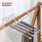 👖 BUY 2 GET 1 FREE! 🔥 Telescopic Folding Pants Rack - Space-Saving Multilayer Design for Closet/Storage Organization 🏠✨