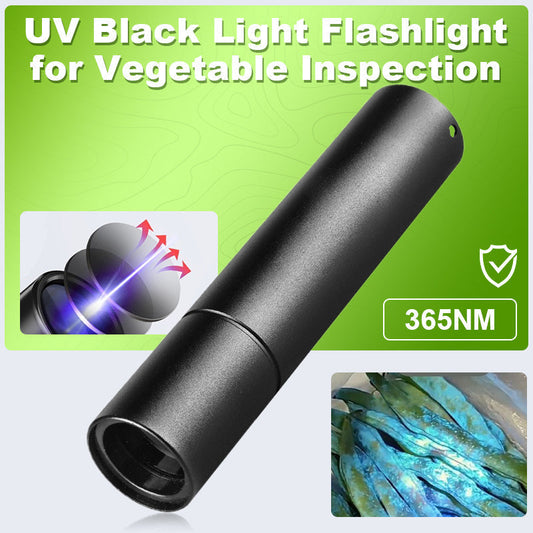 🔦 KAUFEN 1 ERHALTEN 1 KOSTENLOS! ✨ UV-Schwarzlicht-Taschenlampe - Professionelle Lebensmittelinspektion zur Erkennung von Rückständen auf Obst und Gemüse 🥦🔍