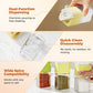 Quantitative Dual Mouth Press-Type Spice Dispenser