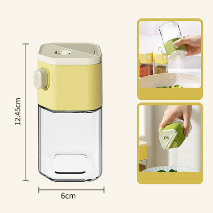 Quantitative Dual Mouth Press-Type Spice Dispenser