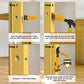 🔧 50% RABATT! 🚪 Türschloss-Stemmwerkzeug für 1-3/4 Zoll & 1-3/8 Zoll – Präzisionsarbeit, Robuste Konstruktion & Ideal Für Professionelle & DIY-Türinstallationen 🛠️