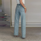 👖 60% RABATT! ✨ JEANS MIT ACCESSOIRES - Gerade Passform & Stretch, Inklusive Styling-Set, Versandkostenfrei für Limitierte Zeit 🚚💫