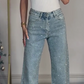 👖 60% RABATT! ✨ JEANS MIT ACCESSOIRES - Gerade Passform & Stretch, Inklusive Styling-Set, Versandkostenfrei für Limitierte Zeit 🚚💫