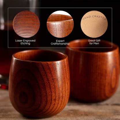 🥃 50% RABATT! 🔥 Handgefertigtes verkohltes Trinkglas – Originelles Holz-Whiskyglas – Einzigartiges Design, verkohlte Oberfläche & robust – ideal für Bourbon, Scotch oder als originelles Geschenk 🎁