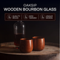 🥃 50% RABATT! 🔥 Handgefertigtes verkohltes Trinkglas – Originelles Holz-Whiskyglas – Einzigartiges Design, verkohlte Oberfläche & robust – ideal für Bourbon, Scotch oder als originelles Geschenk 🎁