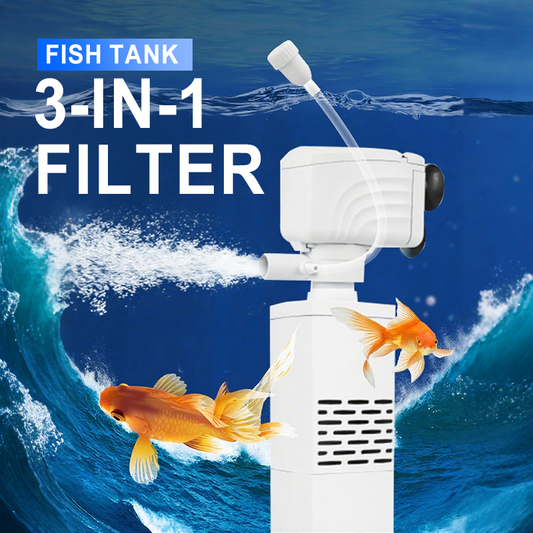 🔥 50% RABATT HEISSER VERKAUF! 💃 3-in-1 Aquarienfilter - Dreifachfunktion für Filtration, Sauerstoffanreicherung & Wasserzirkulation in bis zu 100L Becken 🌊🧽
