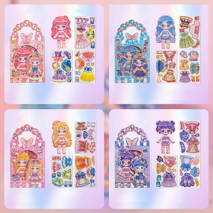 🧲 50% RABATT HEISSER VERKAUF! ✨ Magnetische Ankleidepuppen für Kinder - 25 Wechselbare Kleidungsstücke mit Pädagogischem Design für Kreatives Spielen 👗🎨