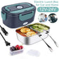 🍱 50% RABATT! 🔥 Tragbare Heiz-Lunchbox mit Edelstahl-Einsatz – Trockene Erwärmung, 12V/220V & doppelte Spannung – Ideal für Auto, Büro & Reisen ⚡