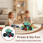 🦖 50% RABATT 2025 HOT SALE! ✨ Dino Press & Go Spielzeugauto - Mit Automatischen Lichteffekten und Bewegungsfunktion für Kinder ab 3 Jahren 🎮🚗