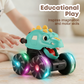 🦖 50% RABATT 2025 HOT SALE! ✨ Dino Press & Go Spielzeugauto - Mit Automatischen Lichteffekten und Bewegungsfunktion für Kinder ab 3 Jahren 🎮🚗