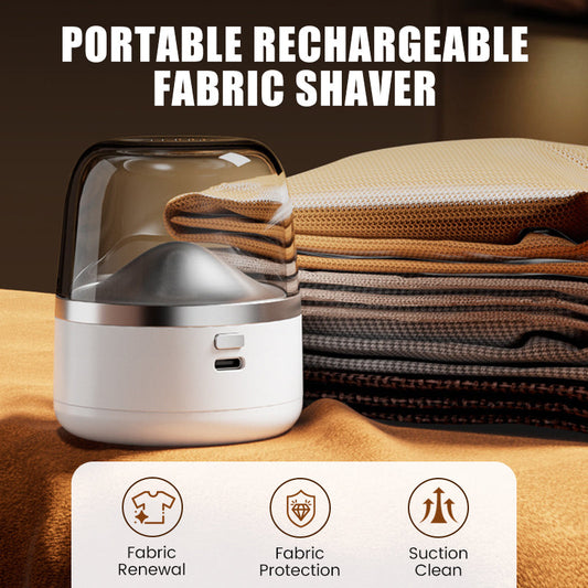 🧶 50% RABATT! 🎉 Tragbarer Akku-Fusselrasierer – 3 Geschwindigkeiten, LED-Licht für Pullover & Polster 🔋✨📦