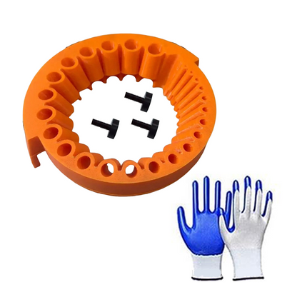 🔩 2 KAUFEN, 3 BEKOMMEN! ✨ Universeller Rundschleifer – 3 mm bis 10 mm Kapazität mit 6 Schleifscheiben für die Metall- und Holzbearbeitung ⚙️🛠️