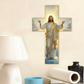 ✝️ 50% RABATT! 🕊️ Retro-Wandkreuz – Jesus Christus & klassisches Design ✨