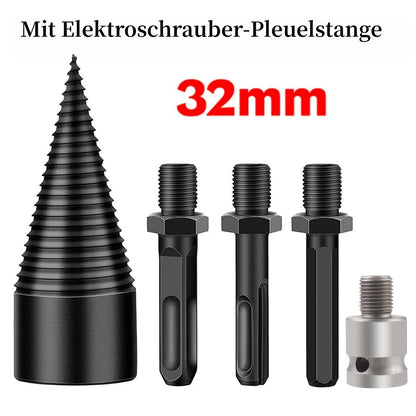 🔧 50% RABATT! 🪵 Holzspaltbohrer – Für Bohrmaschine & Kaminholz ✨