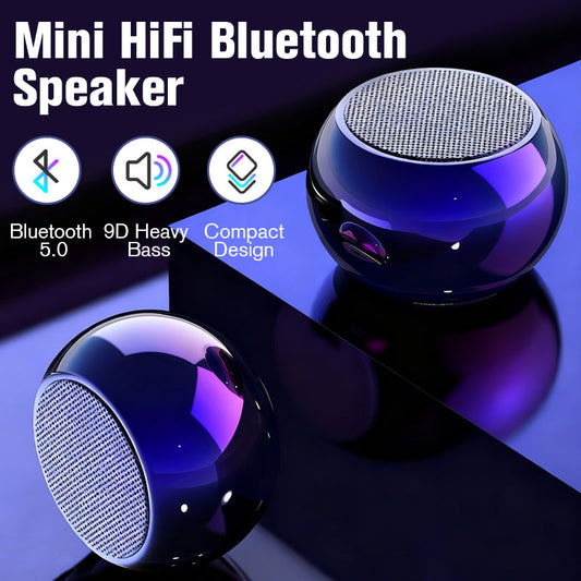 🔊 50% RABATT JETZT! ✨ Kompakter HiFi Bluetooth Lautsprecher - 5W Stereo Sound mit 12h Akkulaufzeit für Unterwegs & Zuhause 🎶📦
