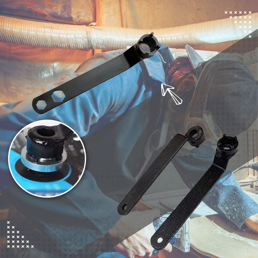 🔧 KAUFEN 1 ERHALTEN 2! ✨ Vierklauenschlüssel für Winkelschleifer - Rutschfeste Konstruktion mit Schutzpolstern für Sichere Plattenentfernung 🛠️🔒
