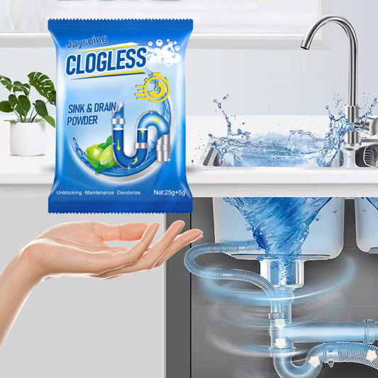 🧼 KAUFEN 1 ERHALTEN 2! ✨ Reinigungspulver für Küchenabflüsse - Löst Fett, Speisereste und Gerüche auf natürliche Weise mit Enzymformel 🌊🌿