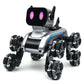 🤖 50% RABATT GROSSE RABATTAKTION! ✨ 8-Rad Stunt Roboter Hund - 360° Flips & LED-Leuchten mit Gestenerkennung für Interaktiven Spielspaß 🐶🎮