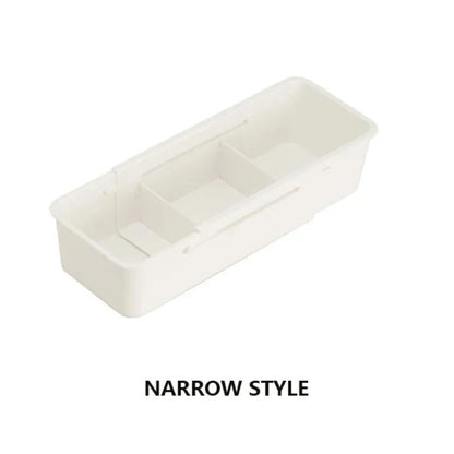 📦 BUY 2 GET 3! 🏠 EXPANDABLE DRAWER ORGANIZERS - Adjustable Design for Kitchen & Storage, Maximizes Space with Durable Plastic, Easy Assembly 🔧✨