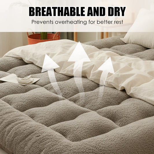 🛏️ 60% RABATT! 🔥 Stützende & wärmende Matratzenauflage – Dick, atmungsaktiv & rückenschonend – Perfekt für erholsamen Schlaf 🌙