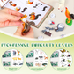 🐞 60% RABATT! 🐛 INSEKTEN-MONTIERUNGSSPIEL - 12 Lernkarten mit Echten Tierdetails, Förderung der Feinmotorik und Neugier für Kinder ab 5 Jahren 🔍🧩