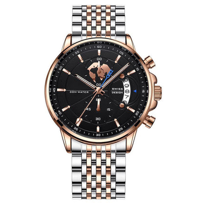 ⌚ 50% RABATT! 🌙 Herren-Quarzuhr – Nachtleuchtend & wasserdicht ✨