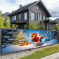 🎄 50% RABATT! 🎅 Weihnachtsbanner für draußen – Festlich & einfach aufzuhängen ✨