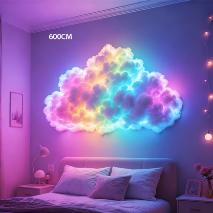 ☁️ 50% RABATT! 🌈 DIY LED-Wolkenlampe – RGB-Farbwechsel, interaktiv & USB-betrieben – Perfekte Stimmungsbeleuchtung für jedes Zimmer ✨