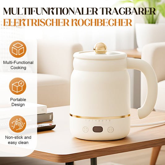 ☕ 60% RABATT JETZT! ⚡ Multifunktionaler Elektro-Kochbecher – Tragbar, Schnelle Aufheizung & 3-in-1 Funktionen 🍜✨