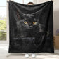 🐱 60% RABATT JETZT! 🔥 Ultra-Warme Bettdecke mit Schwarz Katze Motiv - Verstärkte Kanten & Kuschelweich, Perfekt für Kalte Nächte ❄️✨