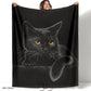 🐱 60% RABATT JETZT! 🔥 Ultra-Warme Bettdecke mit Schwarz Katze Motiv - Verstärkte Kanten & Kuschelweich, Perfekt für Kalte Nächte ❄️✨