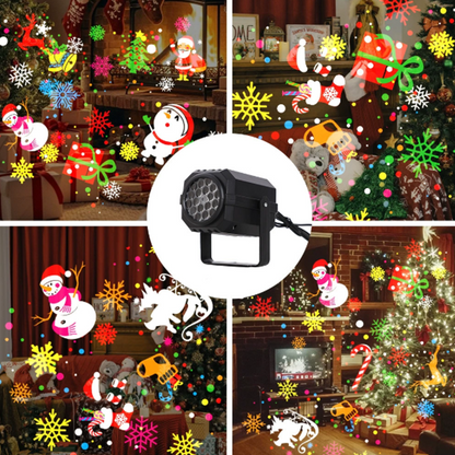 🎁 KAUFE 3, ERHALTE 1 GRATIS! 🎉 Rotierender LED-Weihnachtsmusterprojektor – Wasserfest, Energieeffizient & Einfache Montage ❄️✨📦