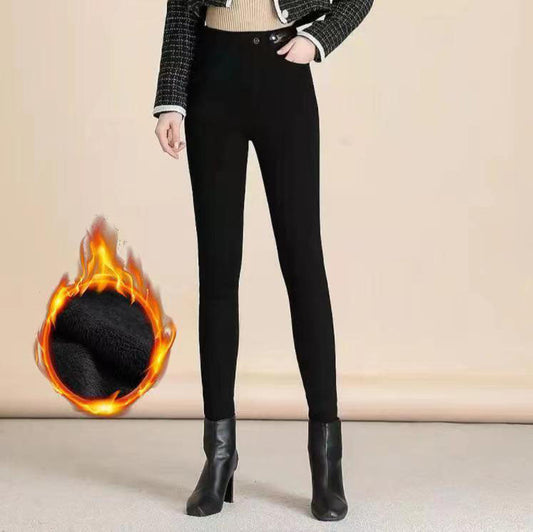 👖 69% RABATT JETZT! ❄️ Warme Skinny-Jeans mit Hoher Taille - Elastisch & Modellierend, Perfekt für Stil und Komfort im Winter ✨