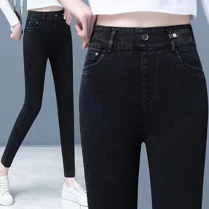 👖 69% RABATT JETZT! ❄️ Warme Skinny-Jeans mit Hoher Taille - Elastisch & Modellierend, Perfekt für Stil und Komfort im Winter ✨
