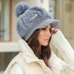 🧣 60% RABATT! 🎁 Warme Damenmütze mit Kurzer Krempe – Weich, Strickmodell & Perfekt für Kalte Wintertage ❄️👒📦