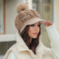 🧣 60% RABATT! 🎁 Warme Damenmütze mit Kurzer Krempe – Weich, Strickmodell & Perfekt für Kalte Wintertage ❄️👒📦