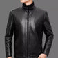 🧥 60% RABATT! ✨ Herren-Ledermantel mit Plüschfutter – Handwerklich Verarbeitet, Winddicht & Formstabil 🛡️