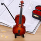 🎻 KAUFE 3, ERHALTE 1 GRATIS! 🎉 Miniatur-Violinen-Figur – Detailgetreue Schnitzerei, Dekorativ & Sammelbar 📦