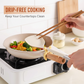 🥘 KAUFE 2, ERHALTE 1 GRATIS! 🎉 6-in-1 Silikon Topfgriff & Kochutensilienhalter – Hitzebeständig, Platzsparend & Leicht zu Reinigen 📦