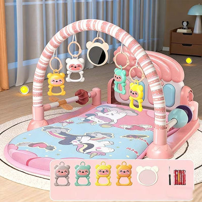 🎹 50% RABATT! 🎵 3-in-1 Baby-Musikalisches Klavier-Spielmatte – Musik, Lichter & interaktive Tasten – Fördert spielerisch Motorik & Gehör 👶