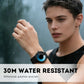 ⌚ 50% RABATT! ✨ Herrenuhr Minimalistisch – Ohne Zeiger, 30m wasserdicht, 43mm, Silber/Schwarz – Modernes Design & perfekt für den täglichen Begleiter ⏱️