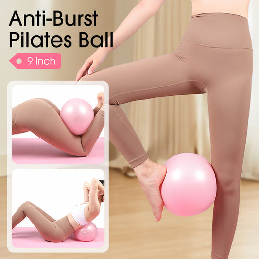 🧘 KAUFEN SIE 2, ERHALTEN SIE 1 GRATIS! ⚽ 9-Zoll (23cm) Anti-Burst-Pilatesball – Inklusive Pumpe & Ideal für Fitness/Reha 💪