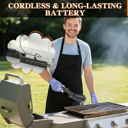 🍖 50% RABATT! 🔥 Kabellose elektrische Grillbürste – Leistungsstarke Reinigung, mühelos & effektiv – Für einen sauberen Grill in Sekunden 🧹