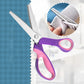 ✂️ 50% RABATT! 🧵 Multifunktionale Zickzack-Schere – Gezackte Klingen, präzise & langlebig – Ideal für Stoffe, Nähprojekte & Bastelarbeiten ✨